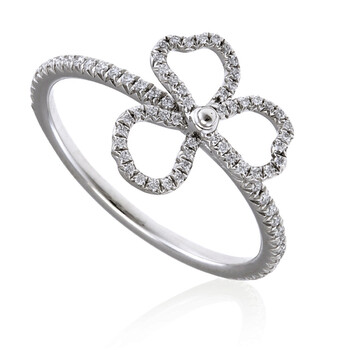Trang sức Tiffany & Co. & Co. Nữ Tiffany Paper Flowers Kim cương Open Flower Nhẫn chính hãng 6 tiffany co ladies tiffany paper flowers diamond open flower ring grp10558