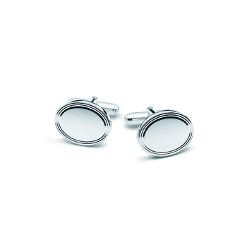 Trang sức Tiffany & Co. Engine-turned Cuff Links Bạc 925 chính hãng 6 tiffany engine turned cuff links in sterling silver 13181446