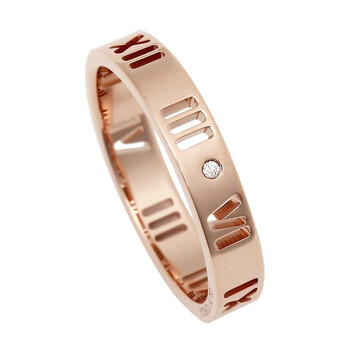 Trang sức Tiffany & Co. Nữ Atlas Vàng hồng 18K Pierced Nhẫn chính hãng 6 tiffany ladies atlas 18k rose gold pierced ring grp06973