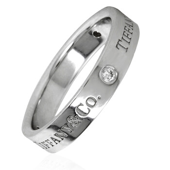 Trang sức Tiffany & Co. Platinum Band Nhẫn- chính hãng 6 tiffany platinum band ring grp07648