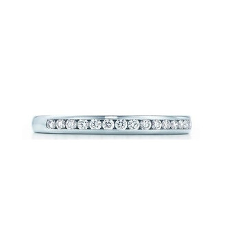 Trang sức Tiffany & Co. Nữ Tiffany Kim cương Wedding Band, Size 4.5 chính hãng 6 tiffany rings 18408937