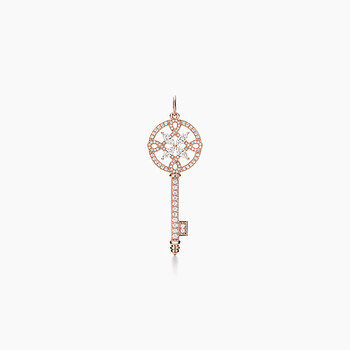 Trang sức Tiffany & Co. Vàng hồng Kim cương Pendant chính hãng 6 tiffany rose gold diamond necklace