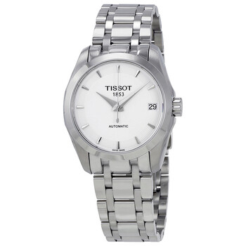 Đồng hồ Tissot Couturier Automatic mặt số màu bạc nữ T035.207.11.011.00 chính hãng 6 tissot watch t0352071101100 2