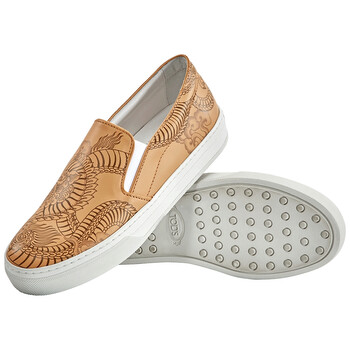 Giày Tod's nữ Slip-on Loafers màu trắng chính hãng 6 tods
