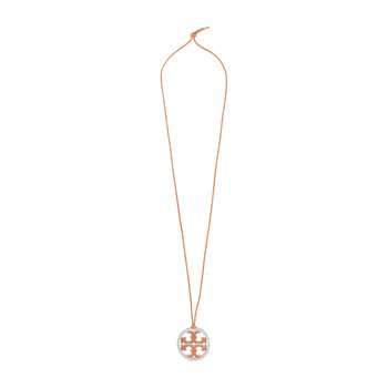 Trang sức Tory Burch Nữ Miller Logo Charm Leather Cord Dây chuyền (vòng cổ) chính hãng 5 tory burch ladies miller logo charm leather cord necklace 55979 022