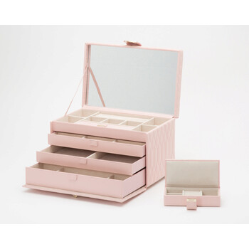 Trang sức Wolf Caroline Large Rose Jewelry Case 329615 chính hãng 6 wolf designs jewelry cases 329615