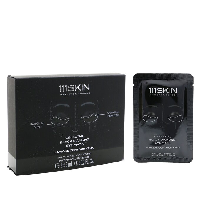 111Skin Celestial Black Diamond Eye Mask 8x6ml