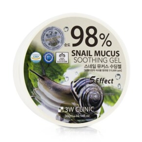 Gel Dịu Da 98 Snail Mucus 3W Clinic 300ml chính hãng