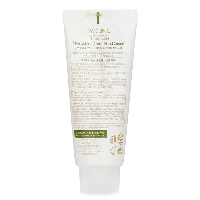 Kem tay Acacia 3W Clinic 100ml giá rẻ