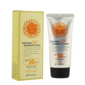3W Clinic Intensive Uv Sunblock Cream SPF 50 Pa 70ml