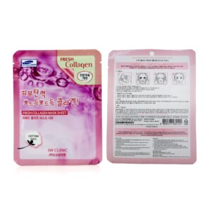 3W Clinic Mask Sheet Fresh Collagen 10Pcs
