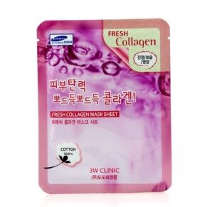Mặt Nạ Giấy Tươi Collagen 3W Clinic 10 Miếng chính hãng