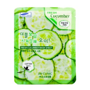Mặt nạ giấy 3W Clinic Dưa Leo 10 Miếng chính hãng