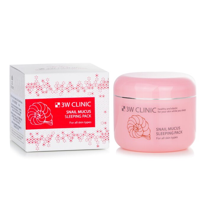 3W Clinic Snail Mucus Sleeping Pack 100ml