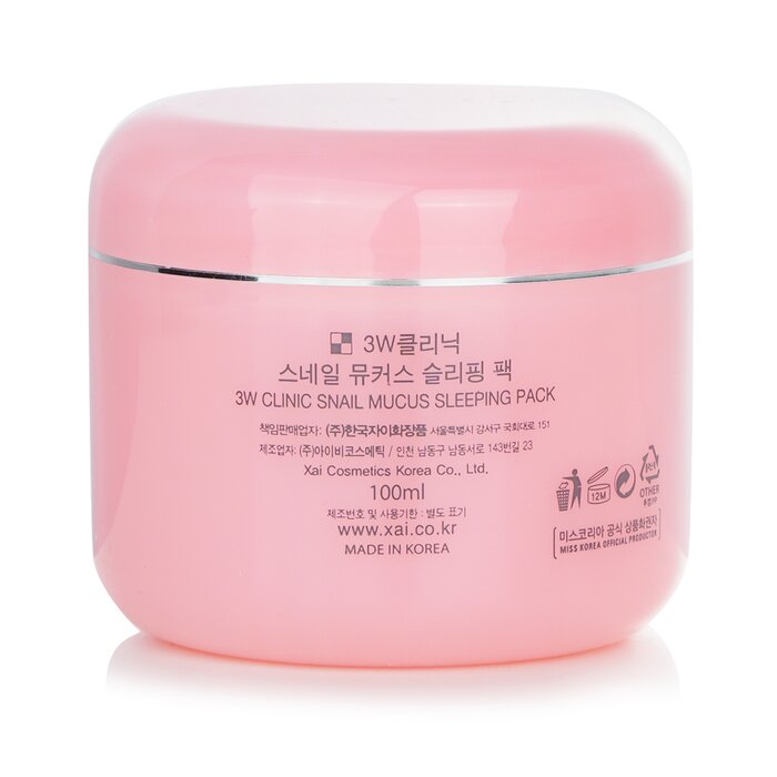 Mặt nạ ngủ ốc sên 3W Clinic 100ml giá rẻ