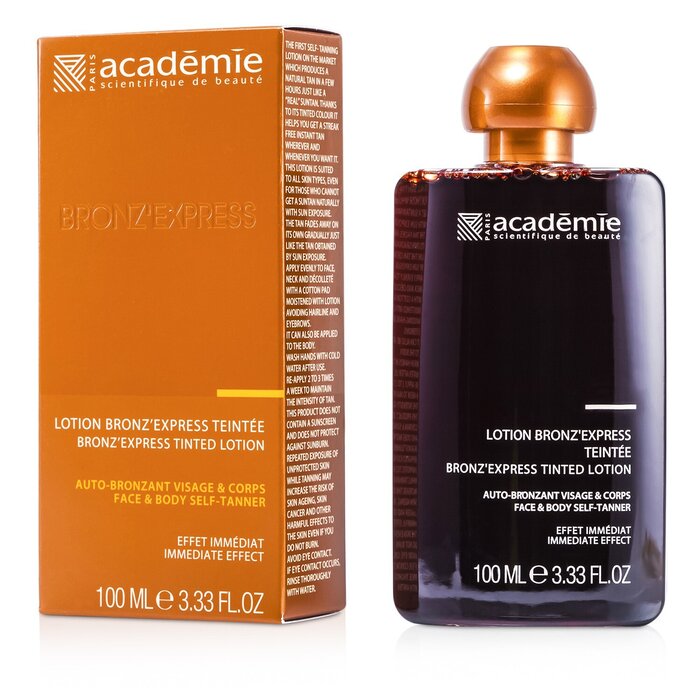 Academie Bronz Express Face And Body Tinted Self Tanning Lotion 100ml