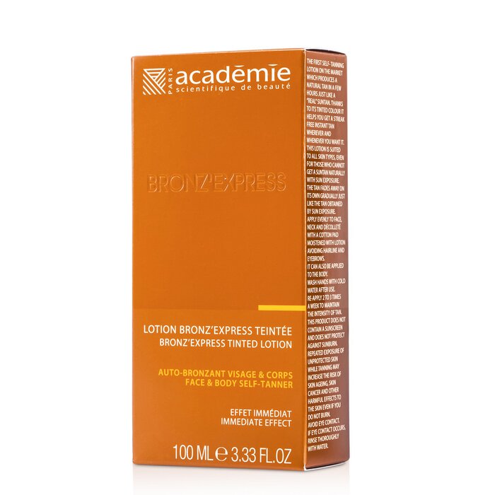 Lotion Tự Nhuộm Da Mặt & Cơ Thể Academie Bronz Express 100ml giá rẻ
