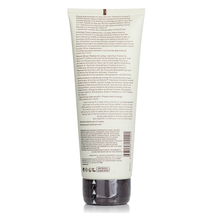 Tẩy tế bào chết cơ thể khoáng Ahava Deadsea Water 200ml giá rẻ