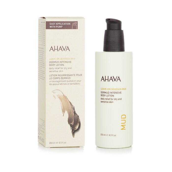 Ahava Leave On Deadsea Mud Dermud Intensive Body Lotion For Dry Sensitive Skin 250ml