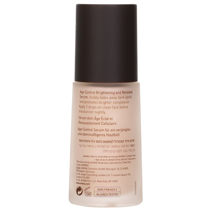 Serum làm sáng & trẻ hóa da Ahava Time To Smooth Age Control 30ml giá rẻ
