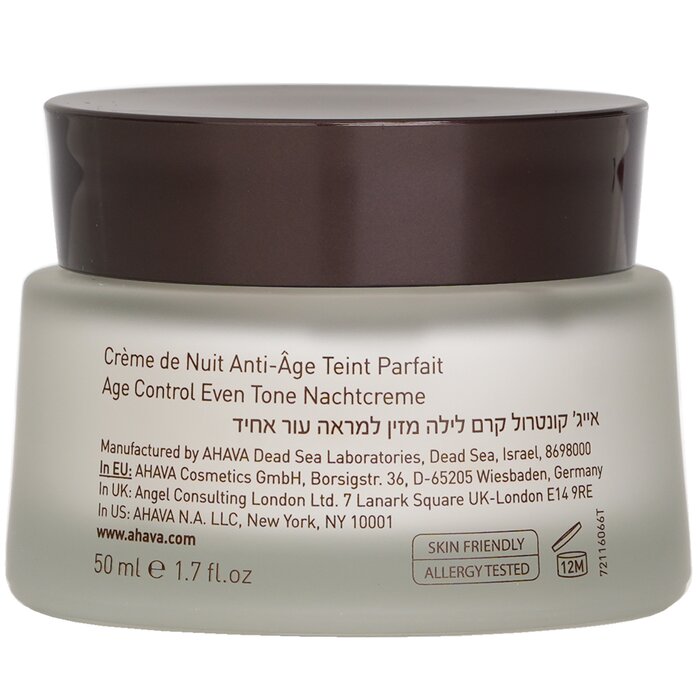 Kem ngủ kiểm soát tuổi tác & làm đều màu da Ahava Time To Smooth 50ml giá rẻ