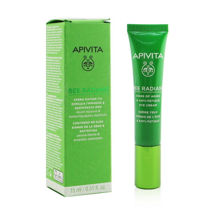 Apivita Bee Radiant Signs Of Aging Anti Fatigue Eye Cream 15ml