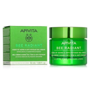 Apivita Bee Radiant Signs Of Aging Anti Fatigue Gel Cream Light Texture 50ml