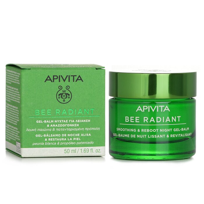 Apivita Bee Radiant Smoothing Reboot Night Gel Balm 50ml