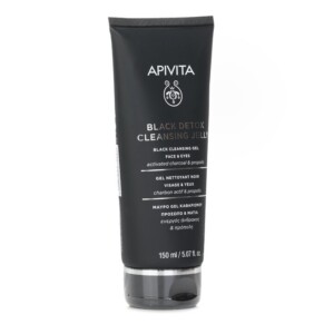 Apivita Black Detox Cleansing Jelly For Face Eyes 150ml