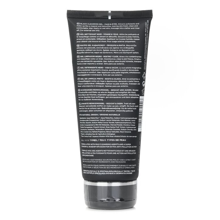 Gel rửa mặt & mắt Apivita Black Detox 150ml giá rẻ