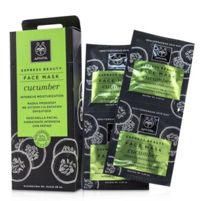 Apivita Express Beauty Face Mask With Cucumber Intensive Moisturization 6x 2x8ml