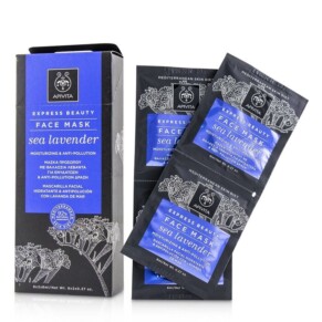 Apivita Express Beauty Face Mask With Sea Lavender Moisturizing Anti Pollution 6x 2x8ml