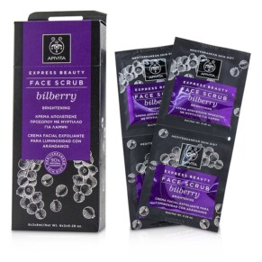 Tẩy tế bào chết mặt Apivita với việt quất làm sáng da 6x 2x8ml chính hãng