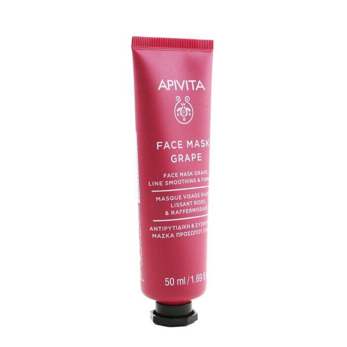 Apivita Face Mask With Grape Line Smoothing Firming 50ml