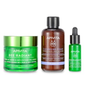 Apivita Fresh Glow Bee Radiant Light Texture Gift Set Gel Cream 50ml