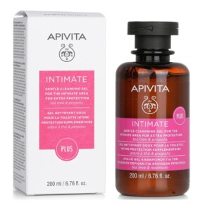 Apivita Intimate Gentle Cleansing Gel For The Intimate Area For Extra Protection With Tea Tree Propolis 200ml