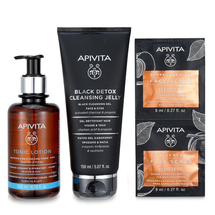Apivita Is It Clear Cleansing Soothing Set Cleansing Jelly 150ml