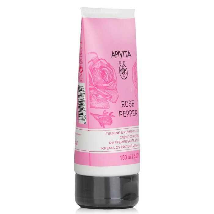 Apivita Rose Pepper Firming Reshaping Body Cream 150ml