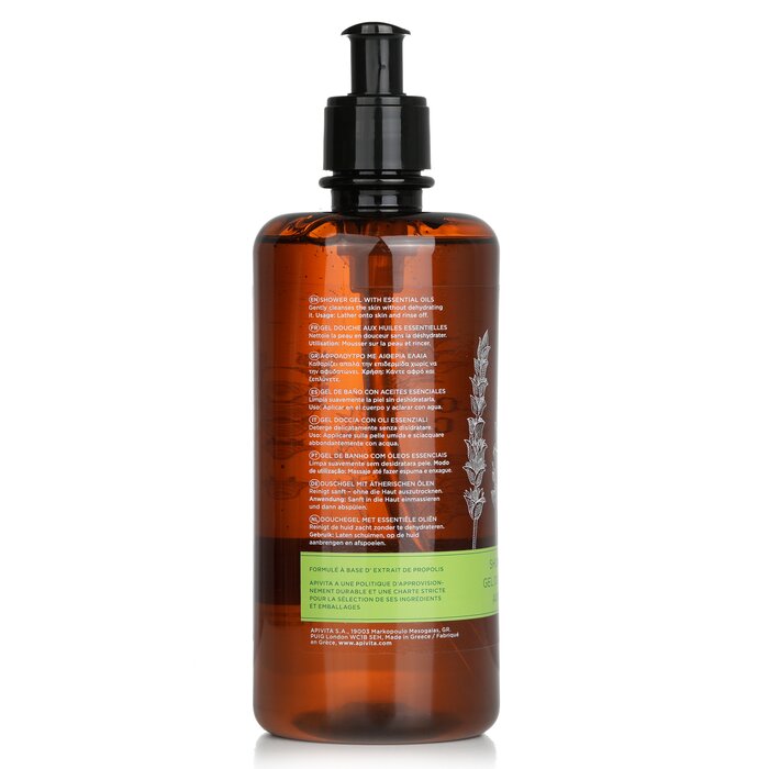Gel Tắm Trà Núi Tonic Apivita Với Tinh Dầu Ecopack 500ml giá rẻ