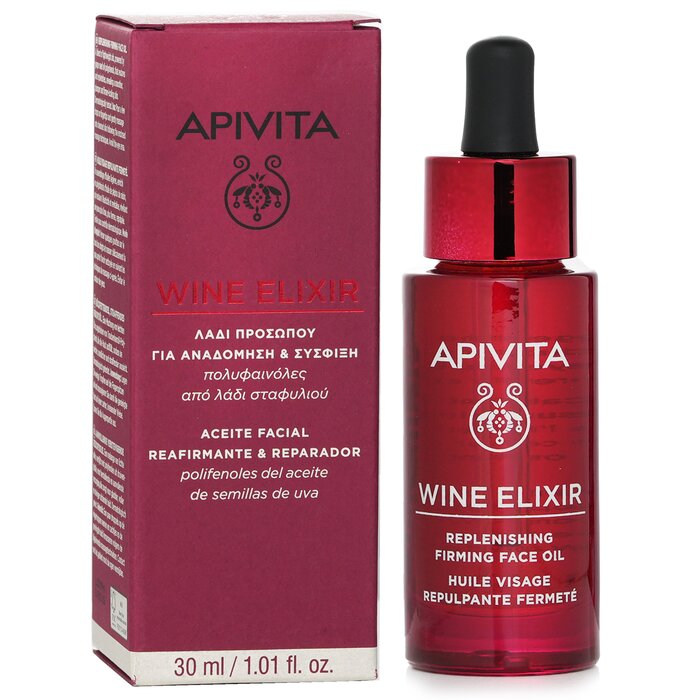 Apivita Wine Elixir Replenishing Firming Face Oil 30ml