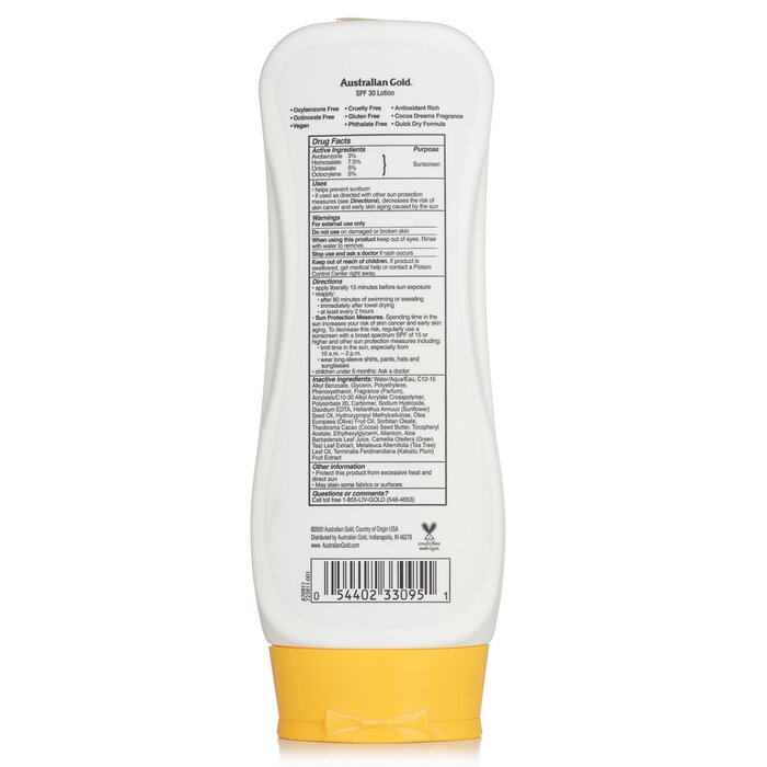 Kem Chống Nắng Australian Gold SPF 30 Dưỡng Ẩm Tối Ưu 237ml giá rẻ