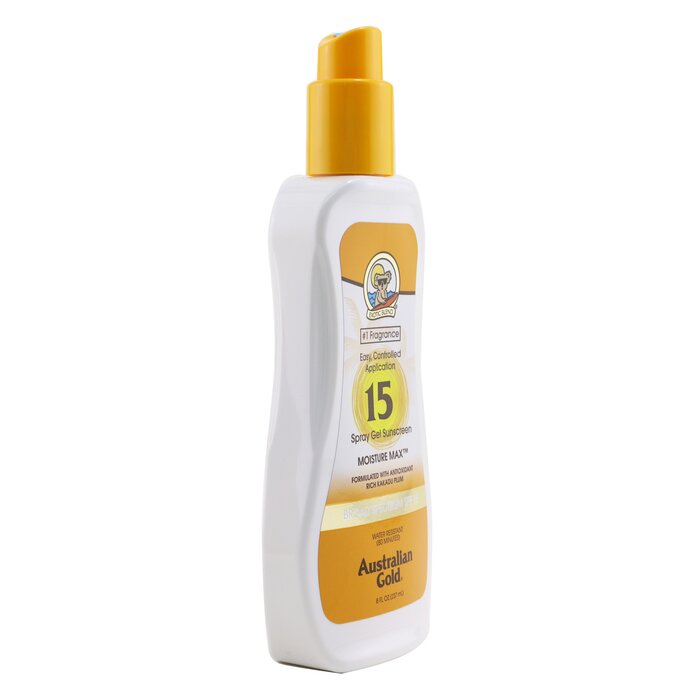 Australian Gold Spray Gel Sunscreen SPF 15 237ml