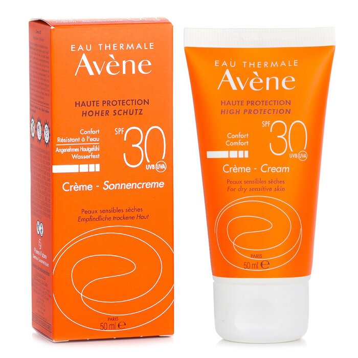 Avene High Protection Comfort Cream SPF 30 For Dry Sensitive Skin 50ml