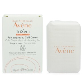 Avene Trixera Nutrition Cold Cream Ultra Rich Face Body Cleansing Bar For Dry To Very Dry Sensitive Skin 100g