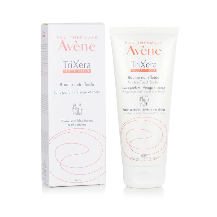 Avene Trixera Nutrition Nutri Fluid Face Body Balm For Dry To Very Dry Sensitive Skin 200ml