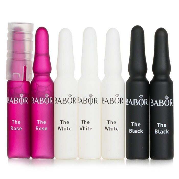 Babor Ampoule Concentrates Grand Cru 2x The Rose 3x The White 2x The Black 7x2ml