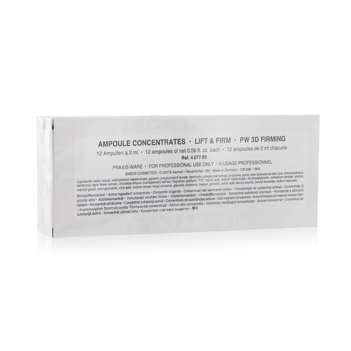 Babor Ampoule Concentrates Lift Firm 3D Firming Salon Size 24x2ml