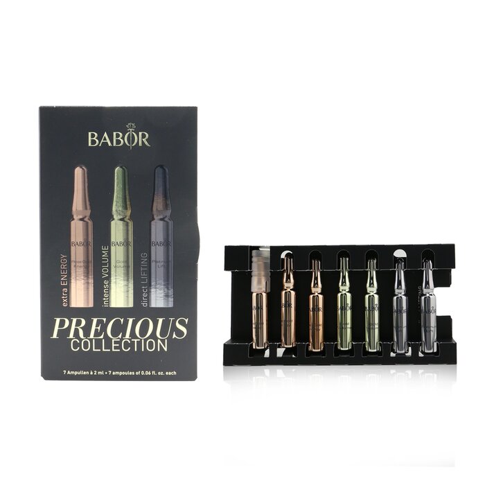 Babor Ampoule Concentrates Precious Collection 3x Rose Gold Energy 2x Gold Volume 2x Platinum Lift 7x2ml