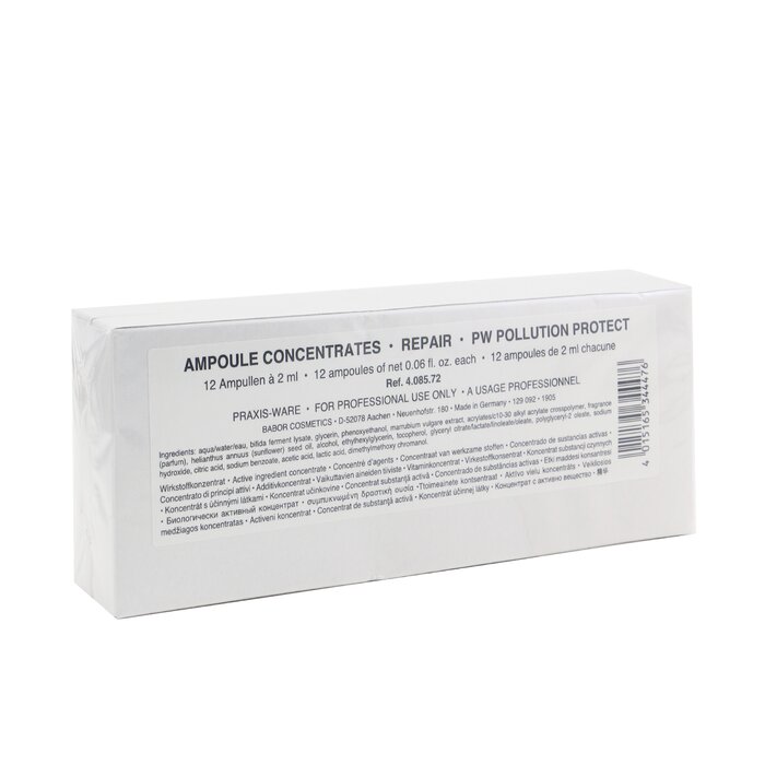 Babor Ampoule Concentrates Repair Pollution Protect Salon Size 24x2ml