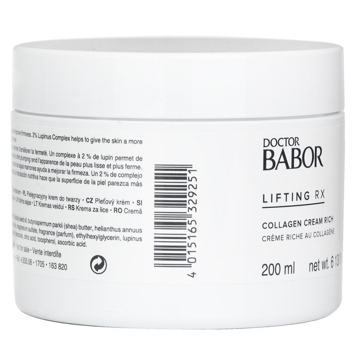 Babor Doctor Babor Lifting Rx Collagen Cream Rich Salon Size 200ml